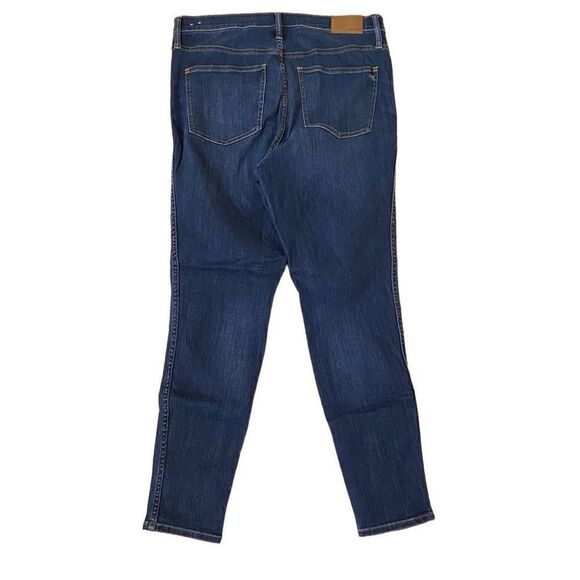 Madewell 10” High Rise Skinny Jeans Dark Wash Size 32 EUC - Picture 2 of 6
